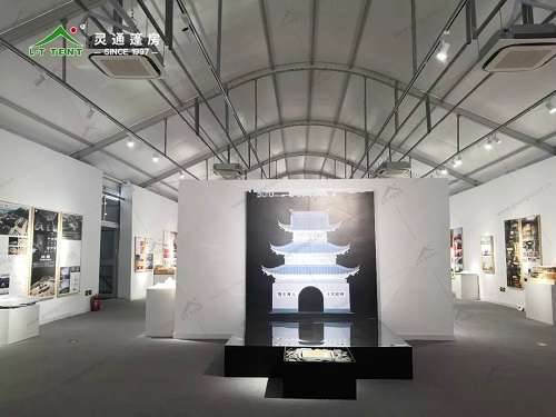 英国上市公司官网365弧形篷房服务于第十三届美术艺术作品展