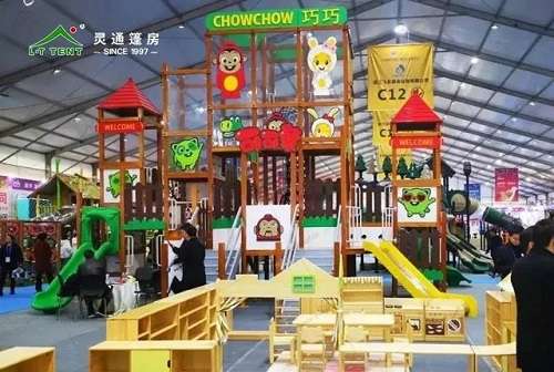 英国上市公司官网365篷房为首届中国玩具国际博览会提供超过8000平米篷房